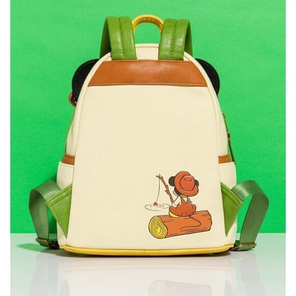 Women Disney Mickey Mouse Adventureland Cosplay Double Strap Shoulder Bag Purse - Picture 6 of 9